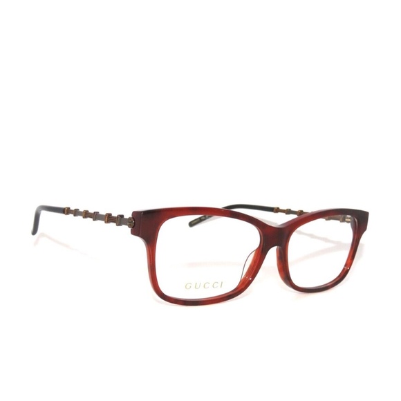 Gucci GG0657O 0657O 002 54 Havana Gold Eyeglasses 0657 - Picture 3 of 5